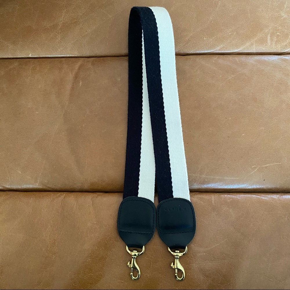 Clare V. - Black & white shoulder strap